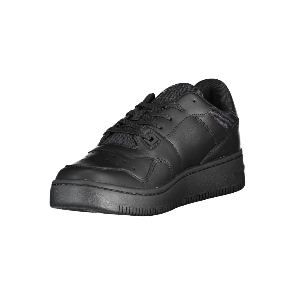 Tommy Hilfiger Black Polyester Sneaker