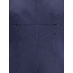 Alexander McQueen Short Dress with short gathered sleeves
