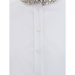 Alexander McQueen Shirt with embellished collar