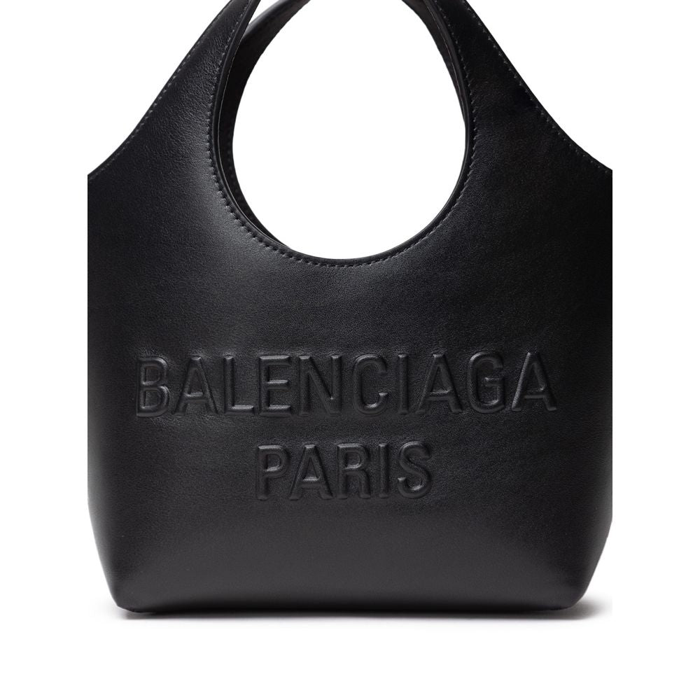 Balenciaga Black Leather Sweater