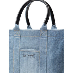 Balenciaga Blue Cotton Sweater