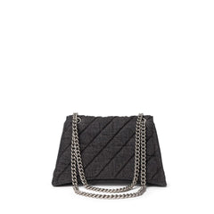 Balenciaga Black Fabric And Leather T-Shirt