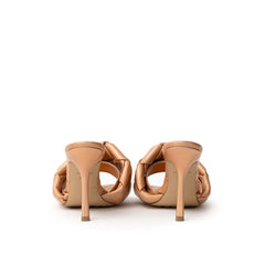 Bottega Veneta Bronze Leather Sandal