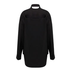 Balenciaga Black Cotton Long
