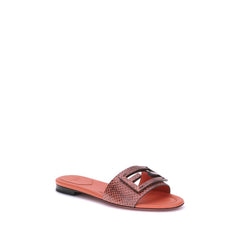 Fendi Python print Sandals