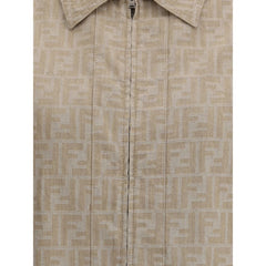 Fendi Chambray cropped Jacket