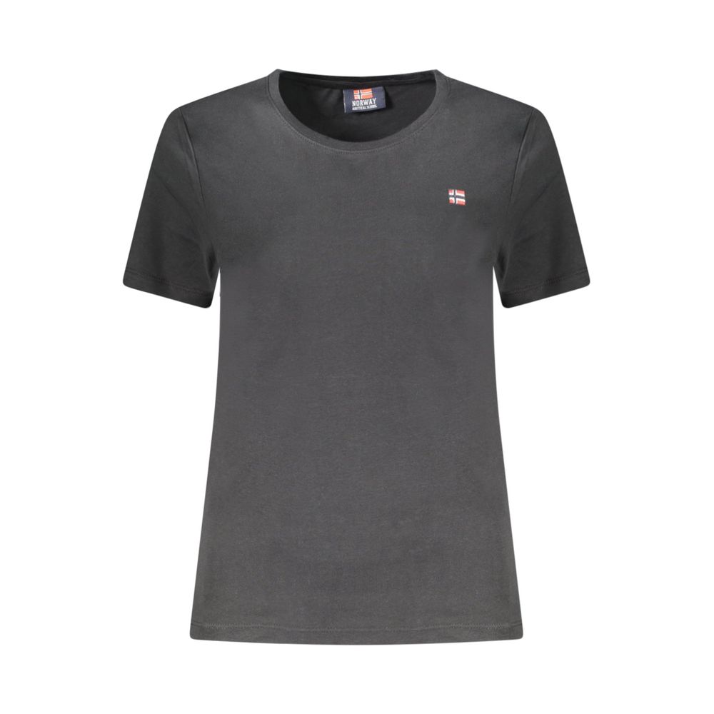 Norway 1963 Black Cotton Tops & T-Shirt