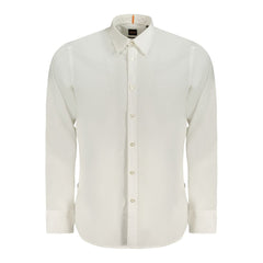 Hugo Boss White Cotton Shirt