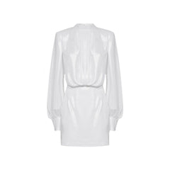 BLANCA VITA Abelia Laminated Mini Dress