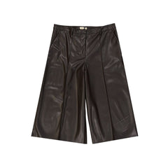 BLANCA VITA Faux Leather Shorts