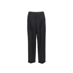 Saint Laurent Cashmere And Wool Flannel 90'S Striped Pants