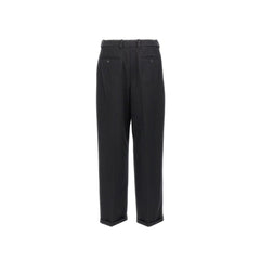 Saint Laurent Cashmere And Wool Flannel 90'S Striped Pants