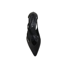 Prada 55mm Cut-Out Satin Pumps