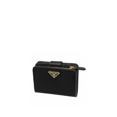 Prada Nylon and Leather French Wallet