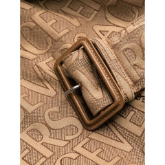 Versace Logo Trench Coat