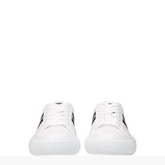 Versace White Leather Sneakers