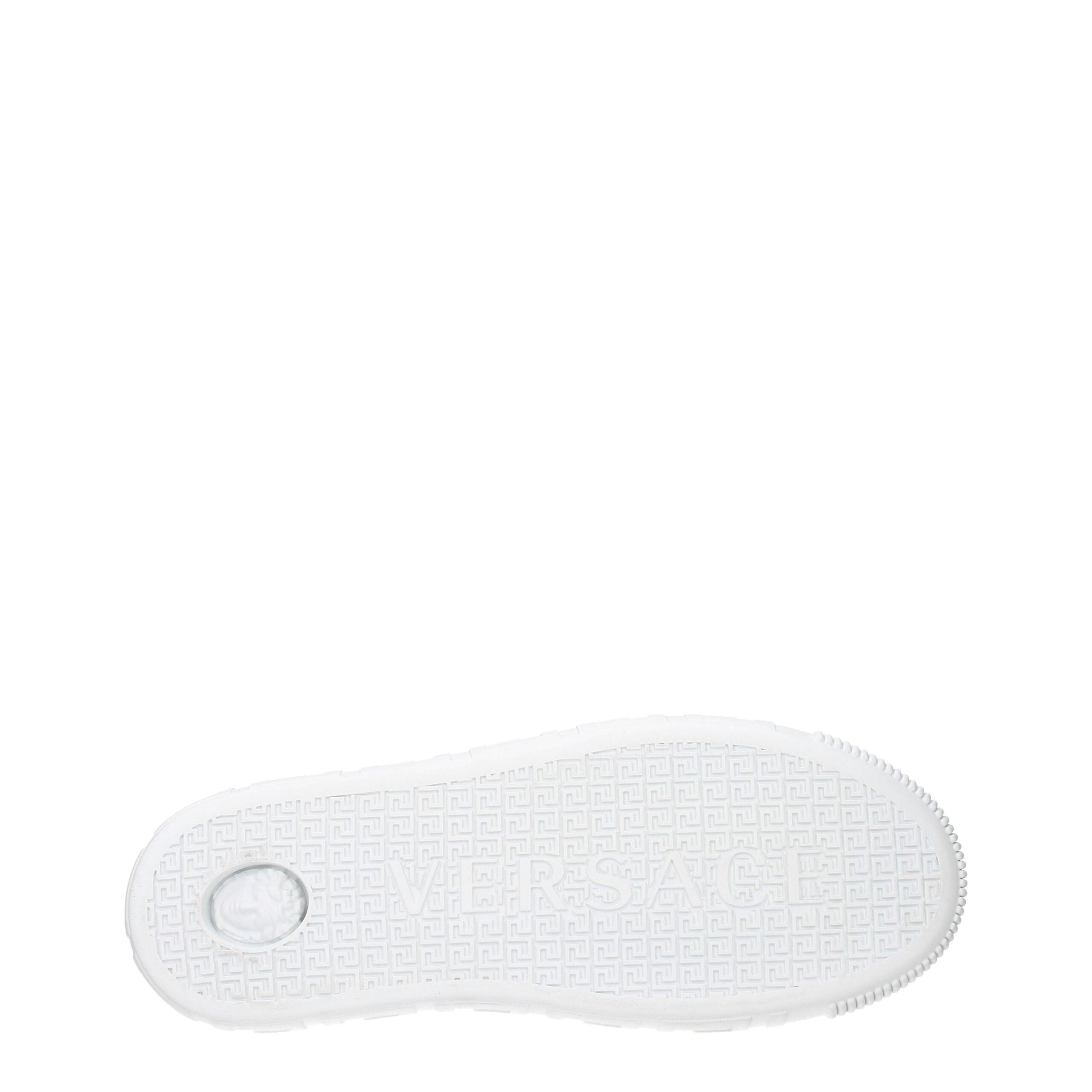 Versace White Leather Sneakers