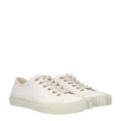 Maison Margiela White Fabric Sneakers