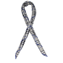 Burberry Gray Silk Foulard
