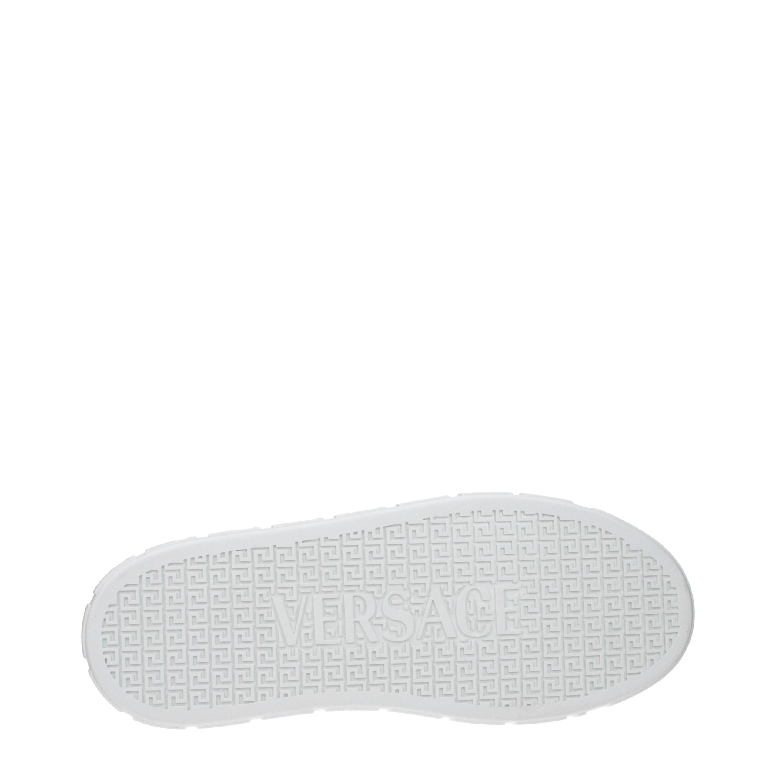 Versace White Leather Sneakers