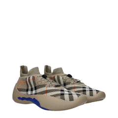 Burberry Beige Fabric Sneakers