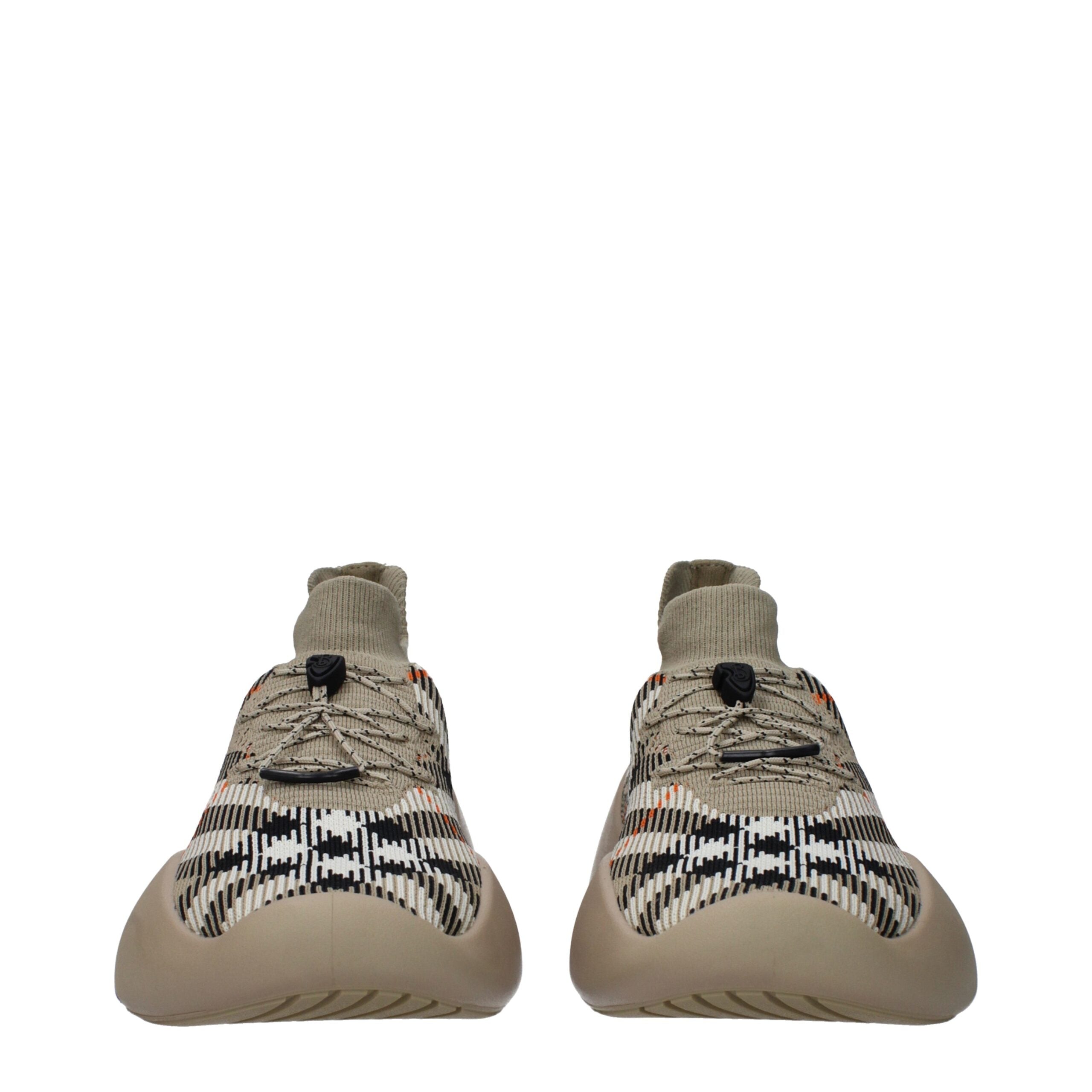 Burberry Beige Fabric Sneakers
